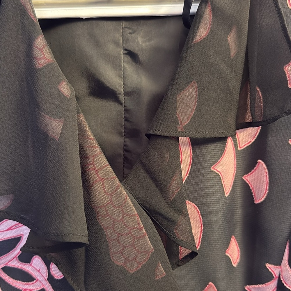Alex Evenings Black and Pink Blazer - Picture 5 of 7